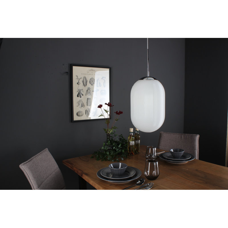 Peters 1 - Light Silver Single Pendant