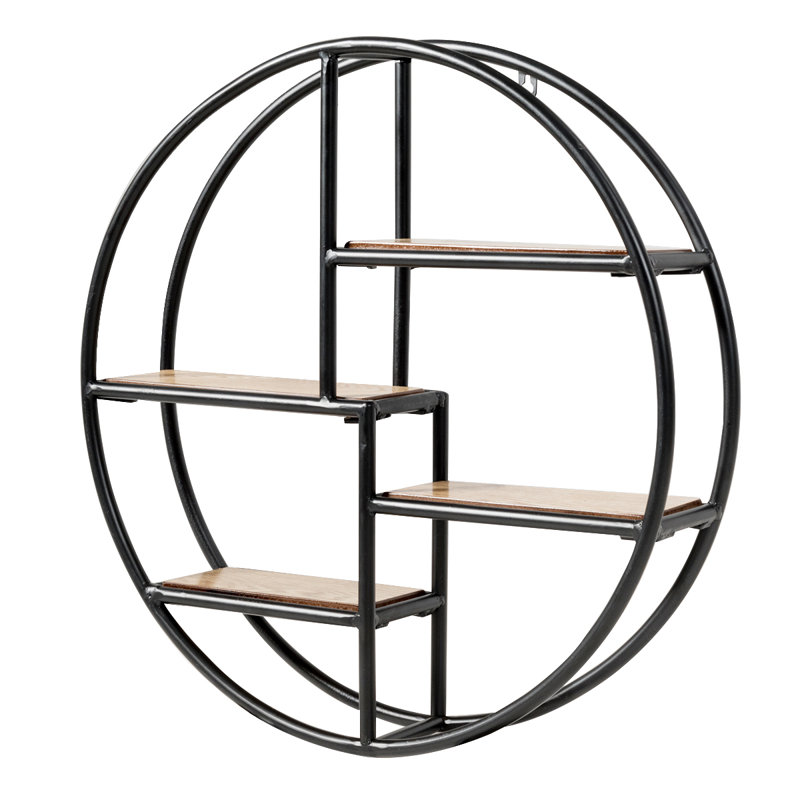 Pennie 55 cm H x 55 cm W Steel Geometric Bookcase