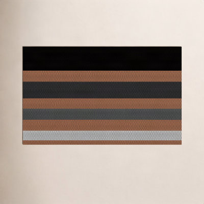 Neighburly Non-Slip Striped Doormat