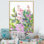 Fleurs de lilas mauves en fleurs - Art sur toile traditionnel