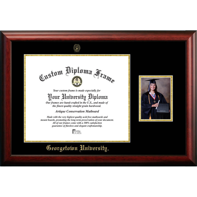Georgetown University Embossed Diploma Picture Frame