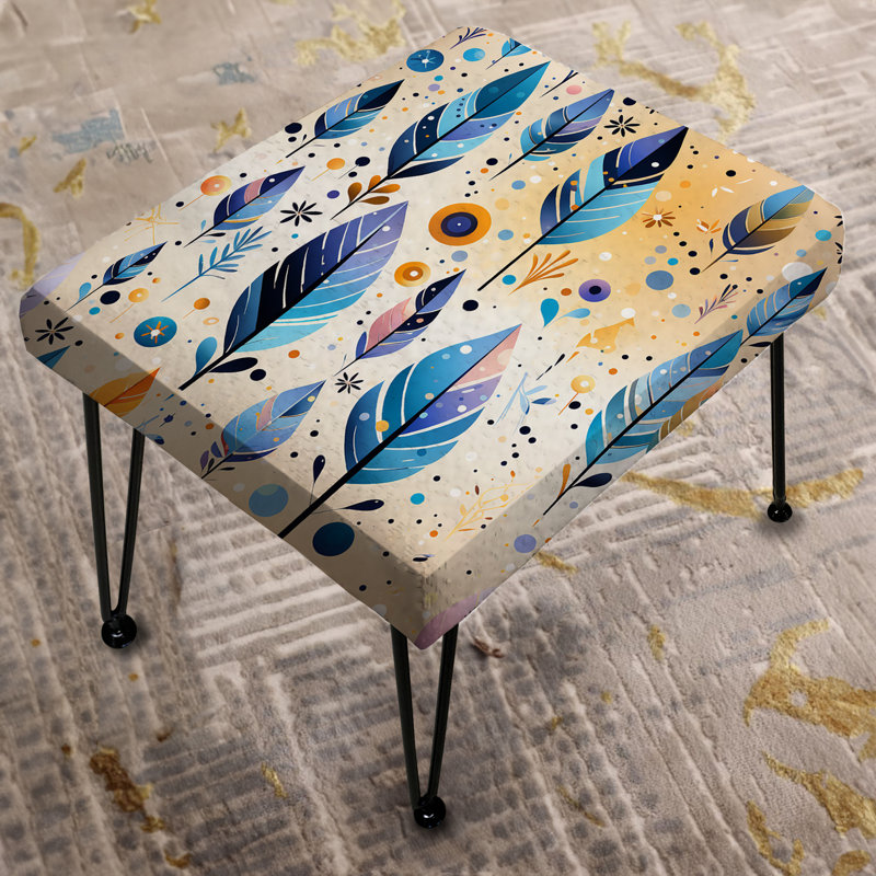 Tribal Dreamscape Boho Pattern - Boho Rectangle Ottoman