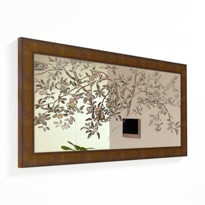 Rectangle Solid wood Wall Mirror