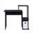 Desk,Rectangular Computer Desk With Keyboard Tray, Shelf Compartment-645834162-645834174