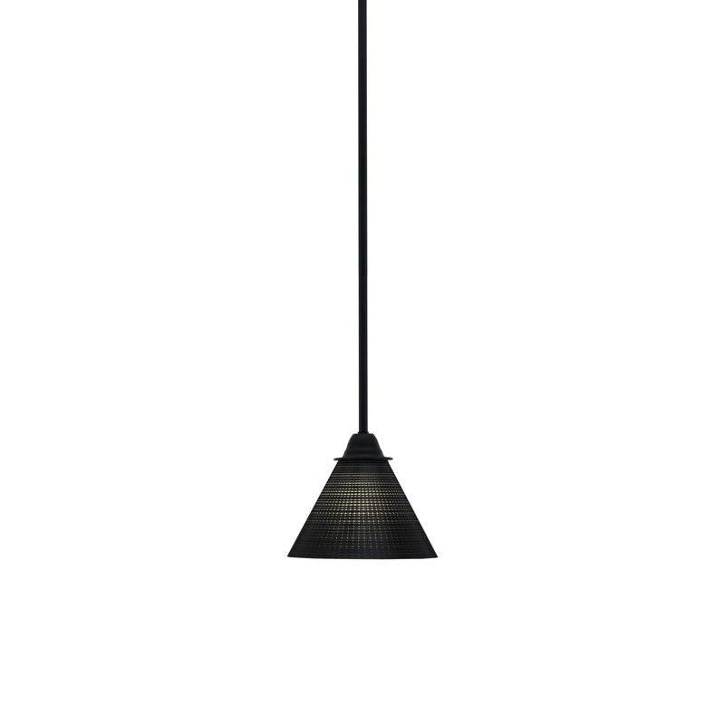 Paramount Stem Hung Pendant, Black