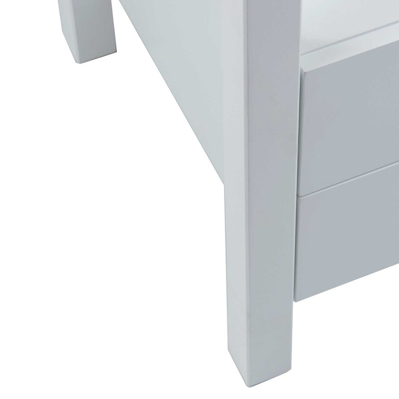 Table de chevet Adelaida, Blanc