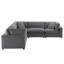 Canapé modulaire 5 pièces Caylie