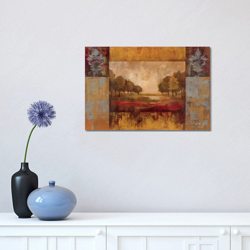 «Landscape» par Silvia Vassileva - reproduction d'art, Aucun mat, Toile tendue, H 12 po x l 18 po x 1,5 po