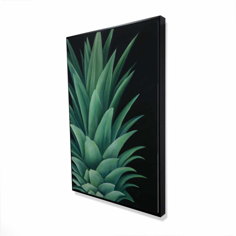 Pineapple Leaves - Livingroom gastronomie, art sur toile encadré