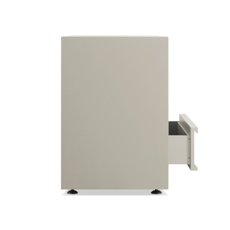 Superchoice 1 Door/3 Drawer Credenza, Putty