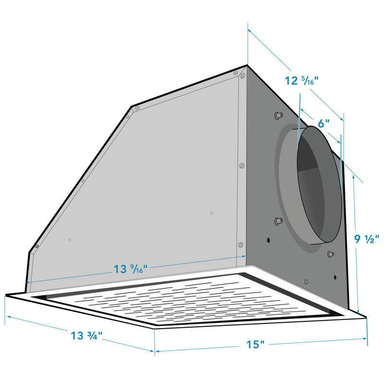 Recirculation Ceiling Kit for Range Hoods