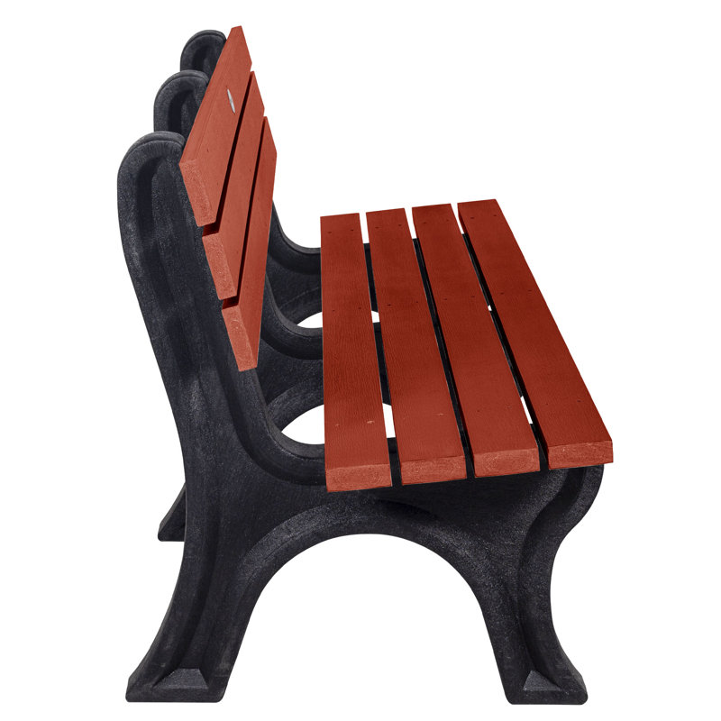 Banc de parc Angelyna Aurora, Rouge