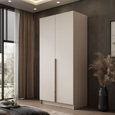 2 Door Manufactured Wood Wardrobe