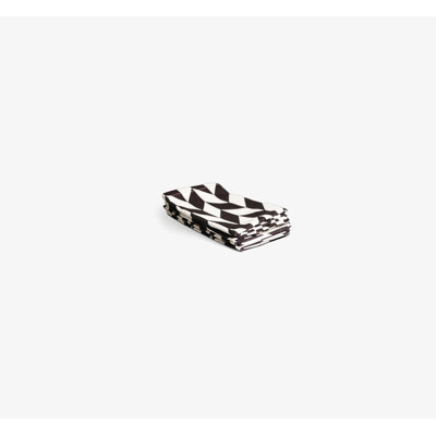 B&W Chevron Salad Plate