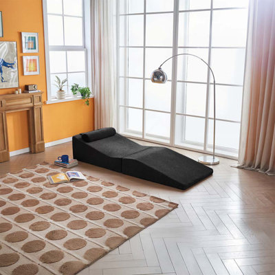 Chaise longue d'intérieur pliable et portable