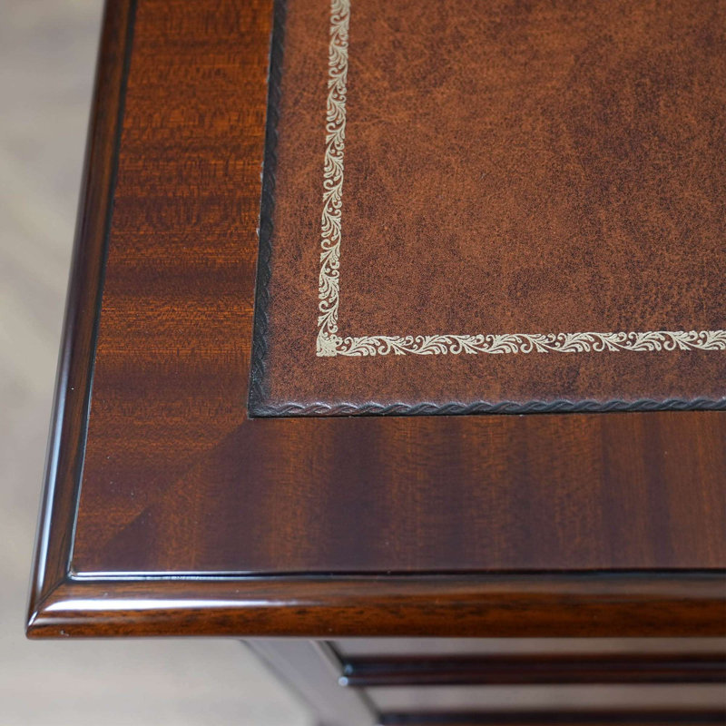 Koeller 45'' Wide 8 -Drawer Solid Wood File Cabinet