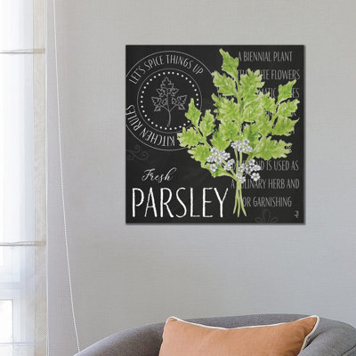 Garden Grown Herbs I by Andi Metz - Wrapped Canvas Print