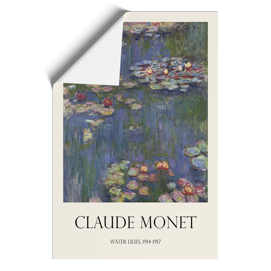 Water Lilies Lily Pond Print by Claude Monet - Frameless Print