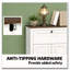 Armoire de rangement moderne et imperméable pour un usage domestique