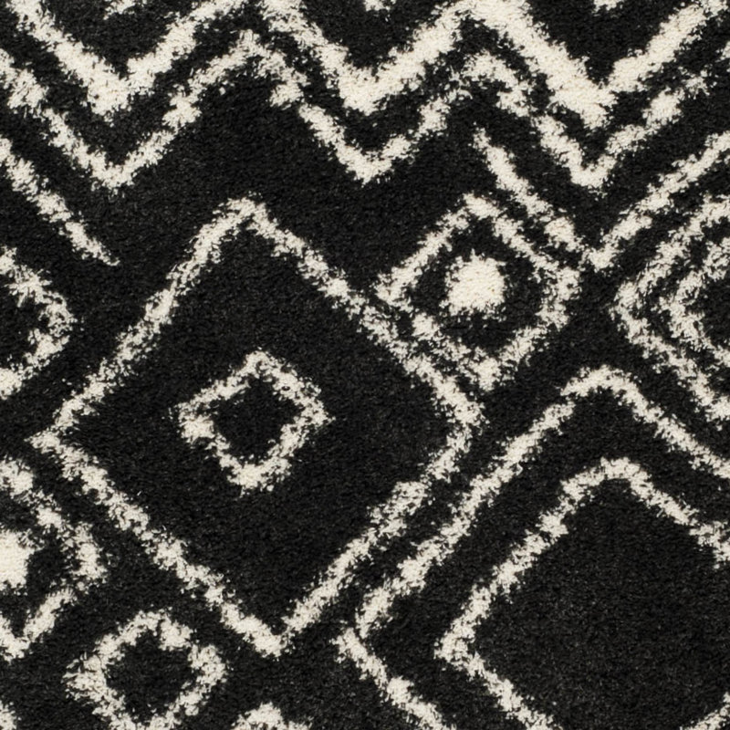 Ritney Sgb-Belize Shag Performance Geometric Rug, Runner 2'3" x 11'