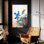 Art épique «Bluebirds» par Arie Reinhardt Taylor, Acr «Bluebirds» par Arie Reinhardt Taylor