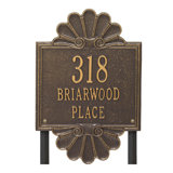 Signature Series 3-Line Lawn Address Sign
