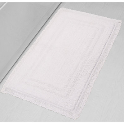 Opulent Absorbent Cotton Soft Bath Rug