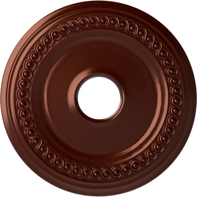 Médaillon de plafond classique H 18 5/8 po x l 18 5/8 po x P 1 1/8 po