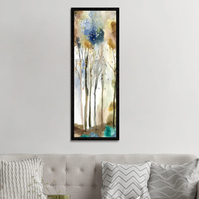 Standing Tall III by Allison Pearce - Painting on Canvas, Black Framed Canvas, 121.92 cm H x 40.64 cm W