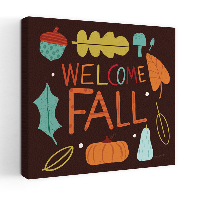Fall Fun V, art abstrait contemporain d'automne, H 48 po x l 48 po