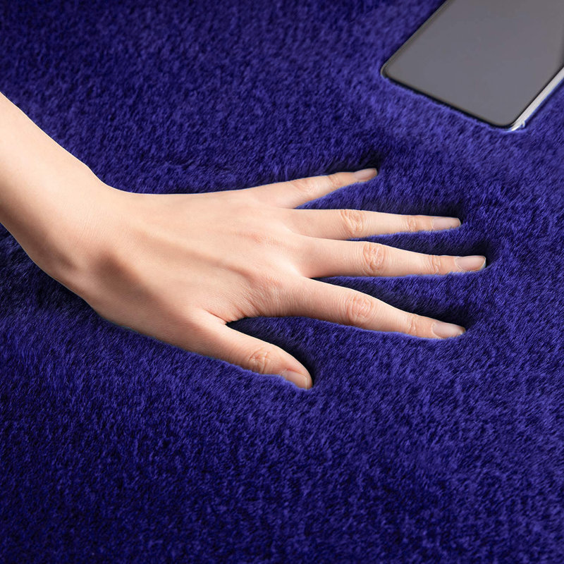 Hanora Faux Fur Washable Indoor Rug, Novelty 2' x 3'