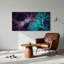 Art mural sur toile, branches de fractale rougeoyantes et mauves-298121360