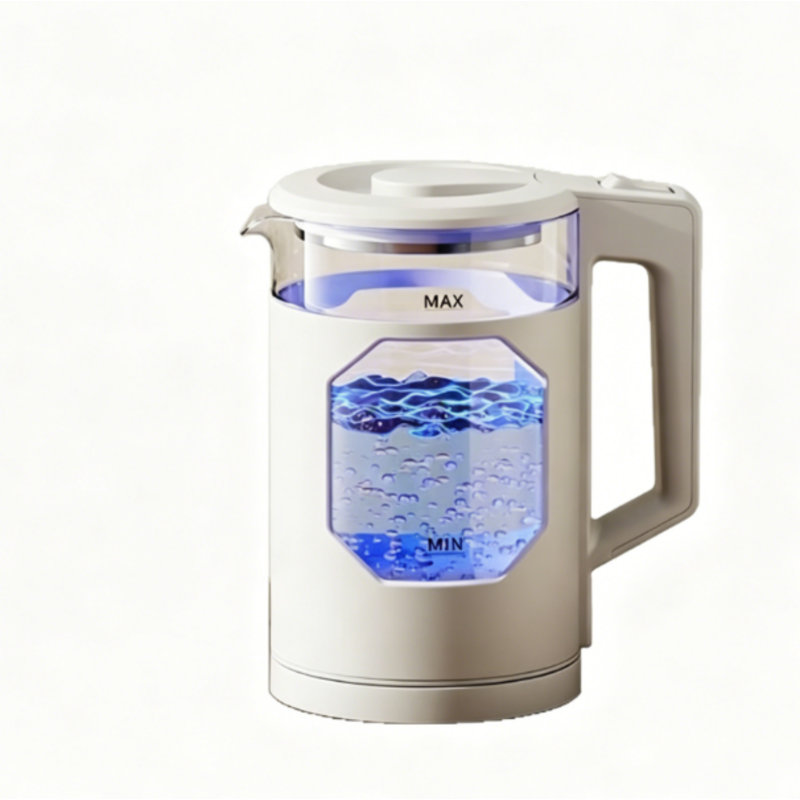 La bouilloire domestique de grande capacité, la doublure interne en acier inoxydable 316 en verre à haute teneur en borosilicate, offre une conservation de la chaleur intégrée pour tous les utilisateurs, durable et pratique pour faire bouillir l'eau.