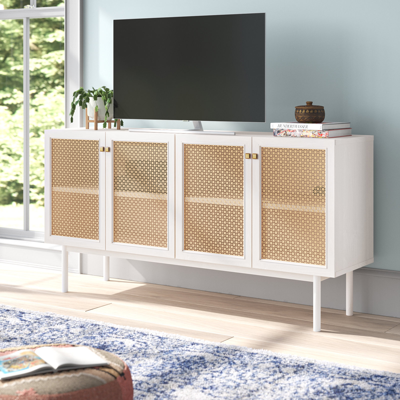 Keegan TV Stand for TVs up to 70" - Stylish & Vintage