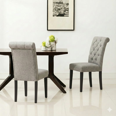 Monarda 18.75'' H Tufted Upholstered Side Chair