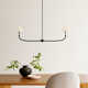 Greta Linear Chandelier by Hinkley