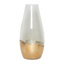 Vase en verre fumé avec base moderne pour la décoration intérieure - Grand vase de table effilé à fleurs pour décoration de salon ou centre de table - 15 po-2035891216-2035891230