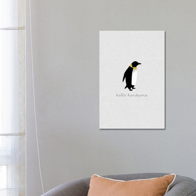 Hello Handsome - Wrapped Canvas Print