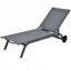 Chaise longue d'extérieur en tissu Pryer-1436928938