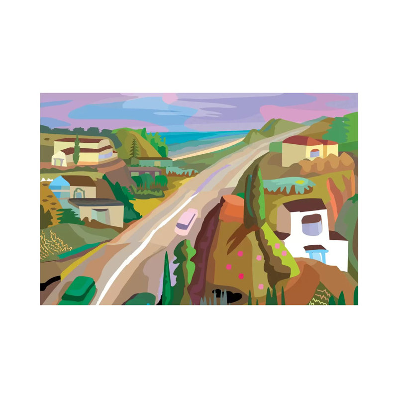 Highway 1 by Charles Harker - Wrapped Canvas Print, 152.5 cm H x 101.5 cm W