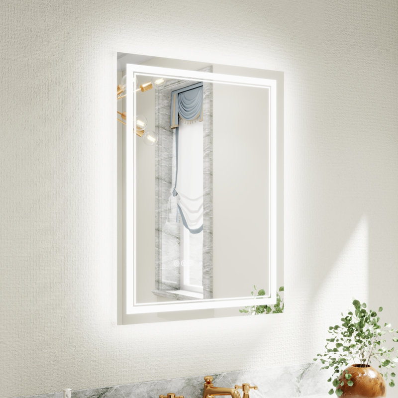 Miroir de salle de bain mural Aolaith, 24 po x 32 po
