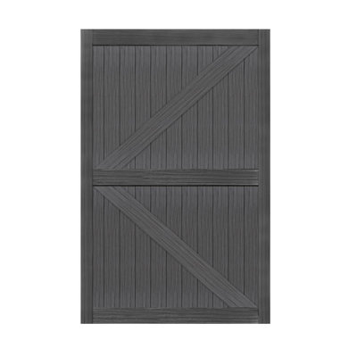 MDF Barn Door Pre-Drilled Holes Easy Assembly -Single door, hardware not included