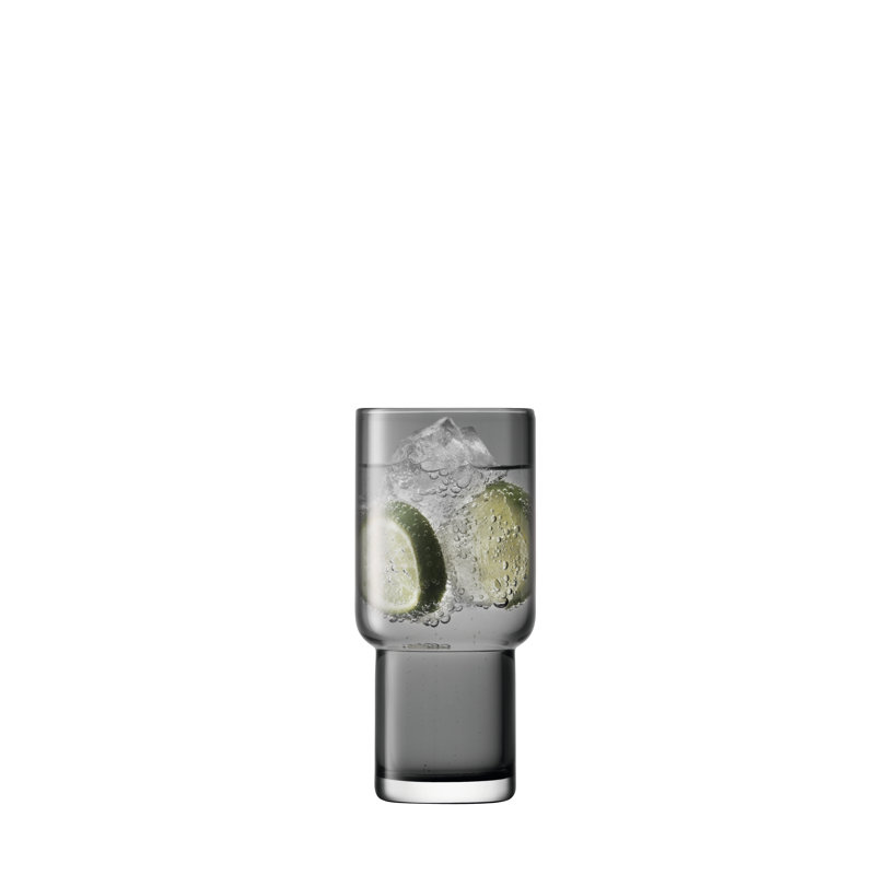 Slate 13.1875oz Handmade Highball Glass Set of 2