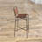Stoehr Upholstered Counter Stool with Metal Frame-1221655475