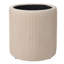 37.5cm Wide Velvet Cylinder Striped Standard Ottoman-1343830866