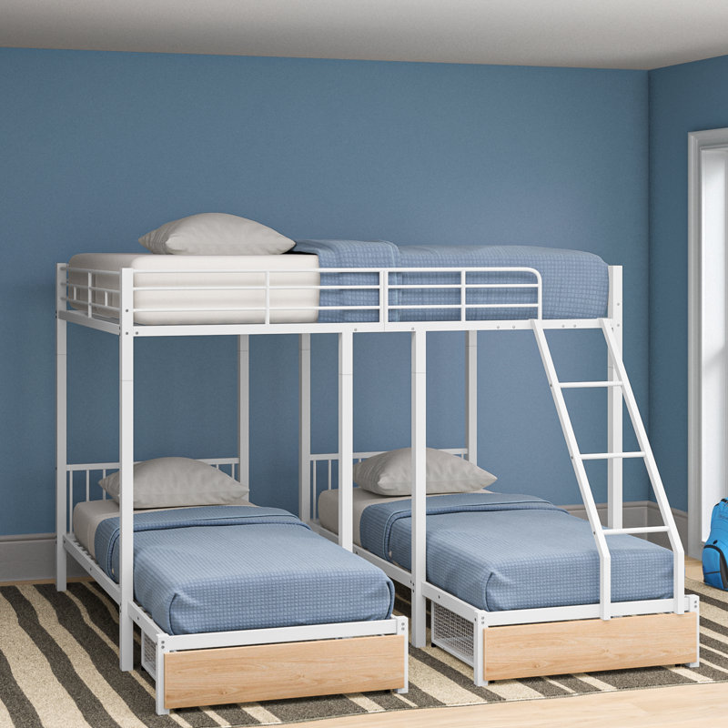 Kirkbride Kids Bunk Bed, White