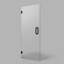 Frameless Shower Door - 3/8" SGCC Tempered Safety Glass with SmartGuard Coating - Single Hinged Design - 28" x 80" Matte Black Finish-70912148