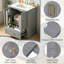 Meuble-lavabo simple 24 po avec lavabo en céramique-2098128003