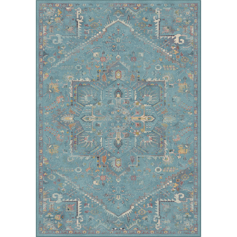 Claudie Oriental Viscose Area Rug, Rectangle 120 x 170cm