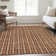 Premium Machine Washable Prisco Terracotta Rug